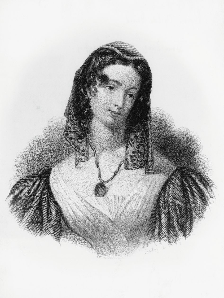 Inez, ilustracja do poematu narracyjnego Pielgrzymka Childe Harolda autorstwa George