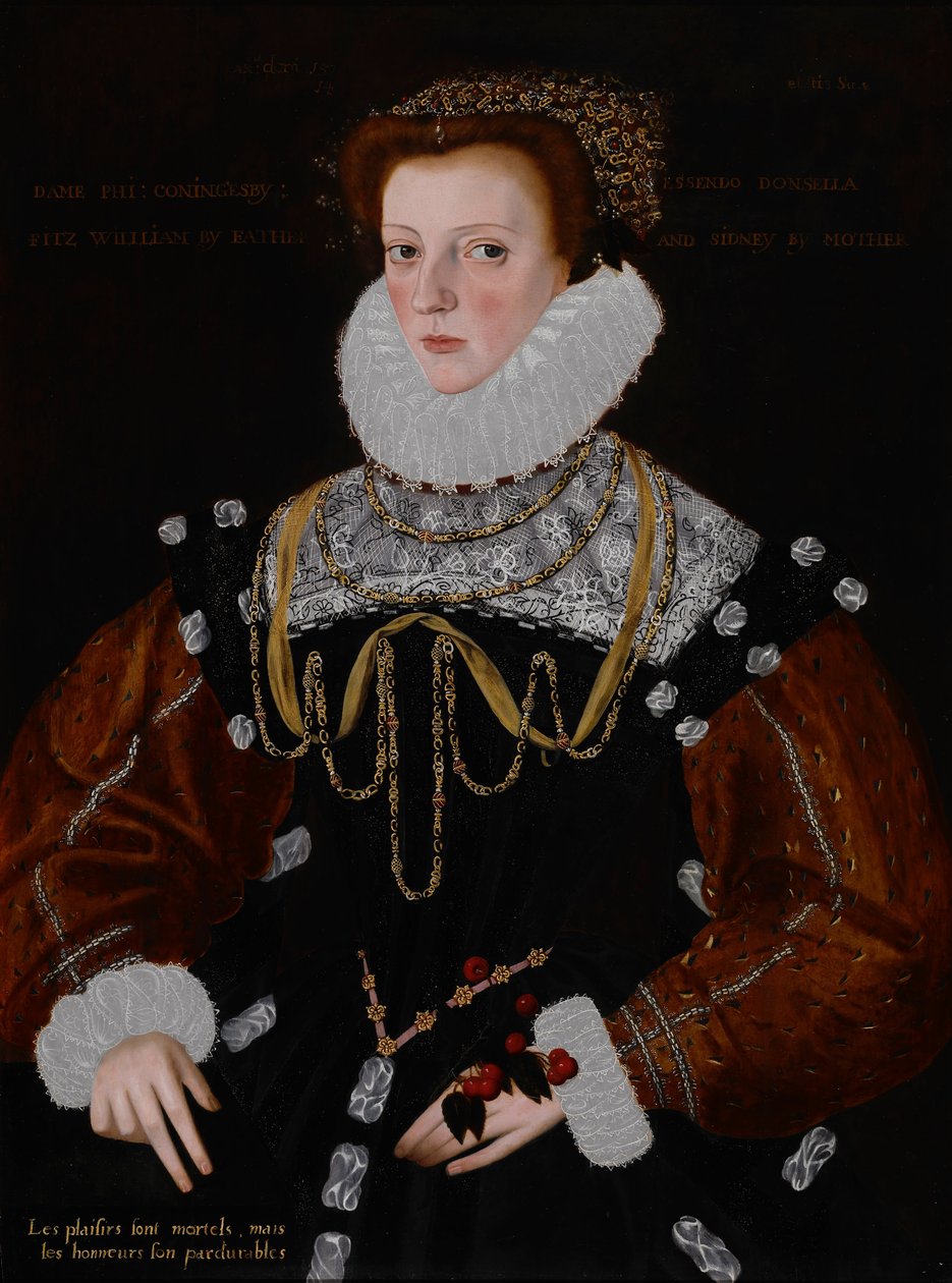 Lady Philippa Coningsby autorstwa George Gower