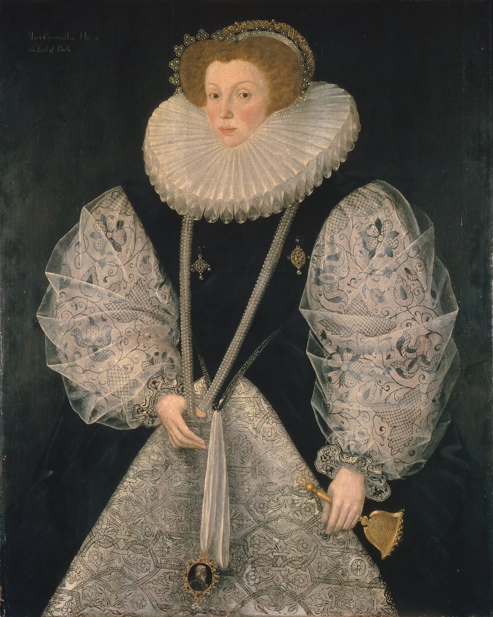 Mary Cornwallis, ok. 1580-85 (olej na desce) autorstwa George Gower