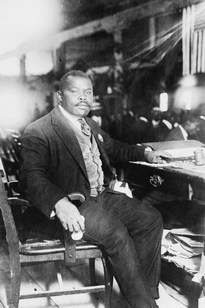 Marcus Garvey (1887-1940), Panafrykański i bohater narodowy Jamajki autorstwa George Grantham   Bain News Service Bain