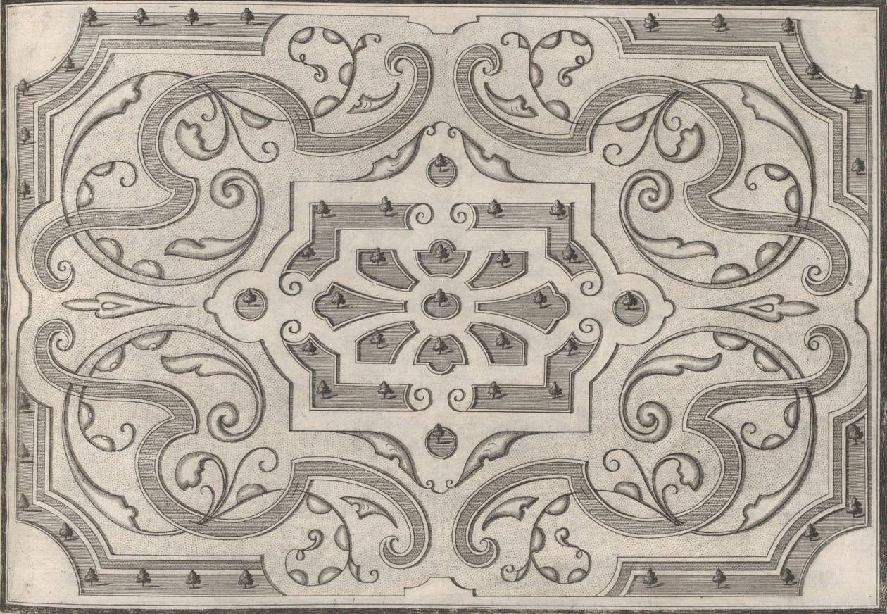 Klomby Gartten, 1697-1705. autorstwa George Hätzl