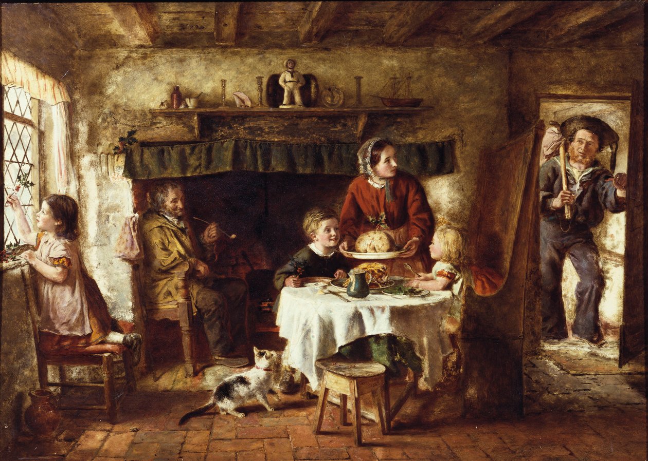 Boże Narodzenie, 1867 autorstwa George Hardy