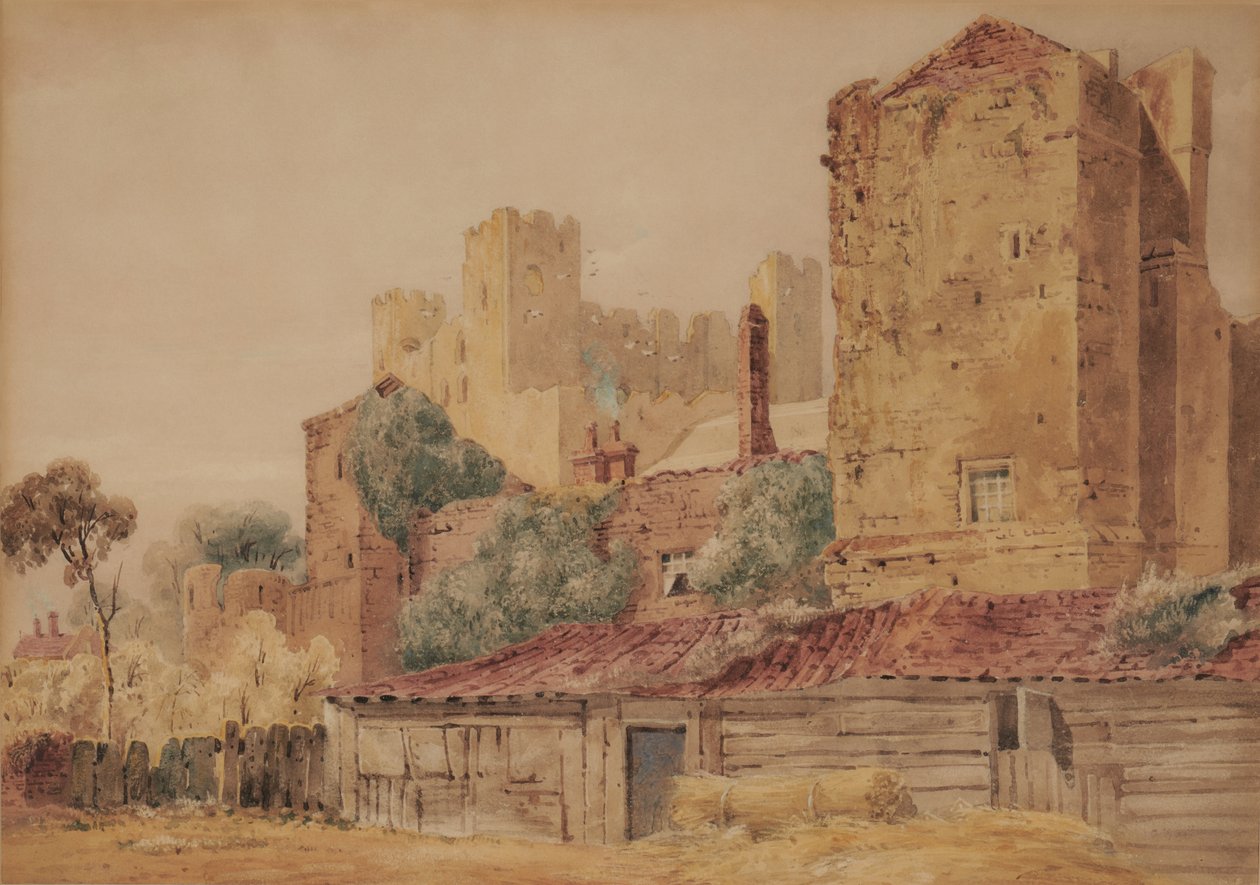 Zamek Rochester autorstwa George Harley