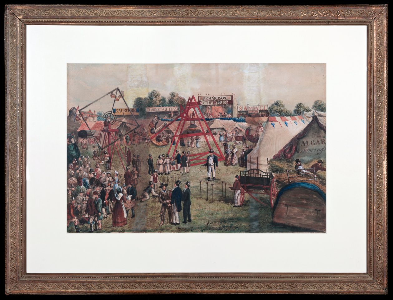 Jarmark Croydon, 1833 (kredka) autorstwa George Hawkins