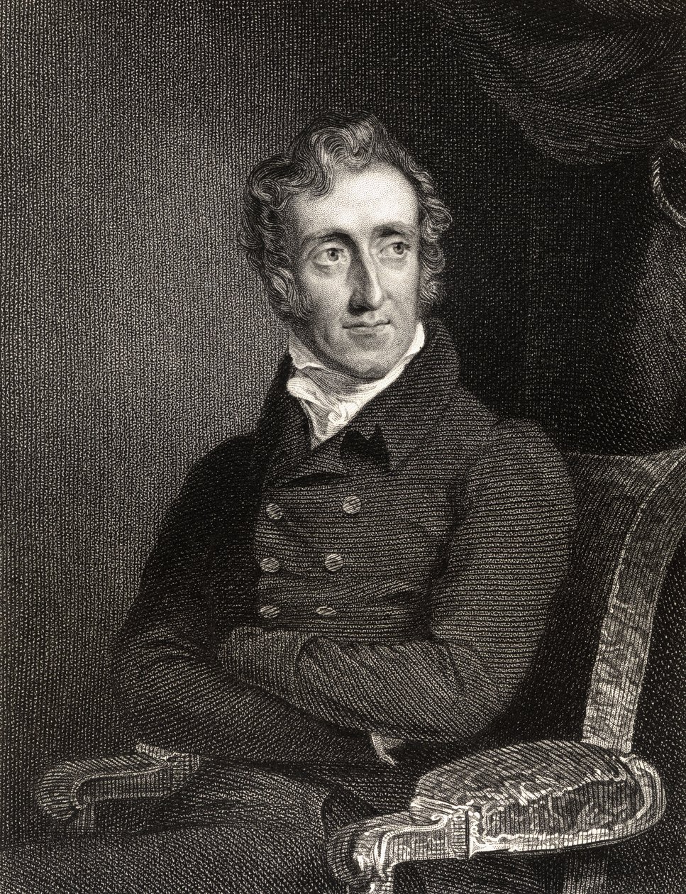 Henry Welbore Agar Ellis, 2. wicehrabia Clifden, rycina Edward Scriven (1775-1841), z „Narodowej Galerii Portretów, tom II”, wydana ok. 1835 autorstwa George Hayter