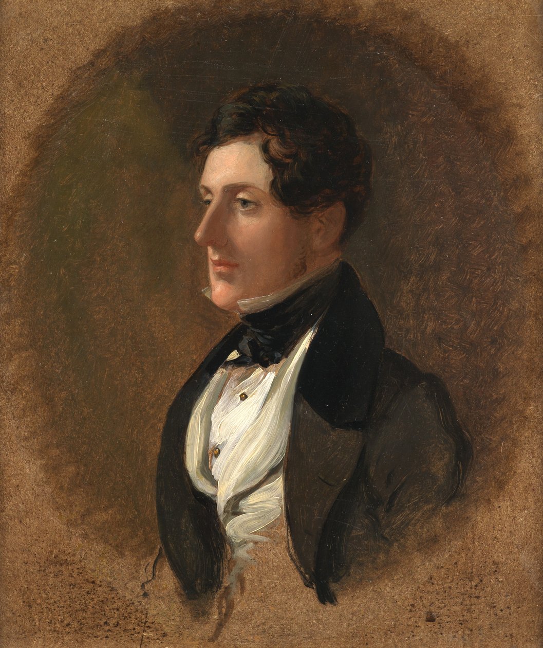 Studium życia lorda Ashleya, 1836 autorstwa George Hayter