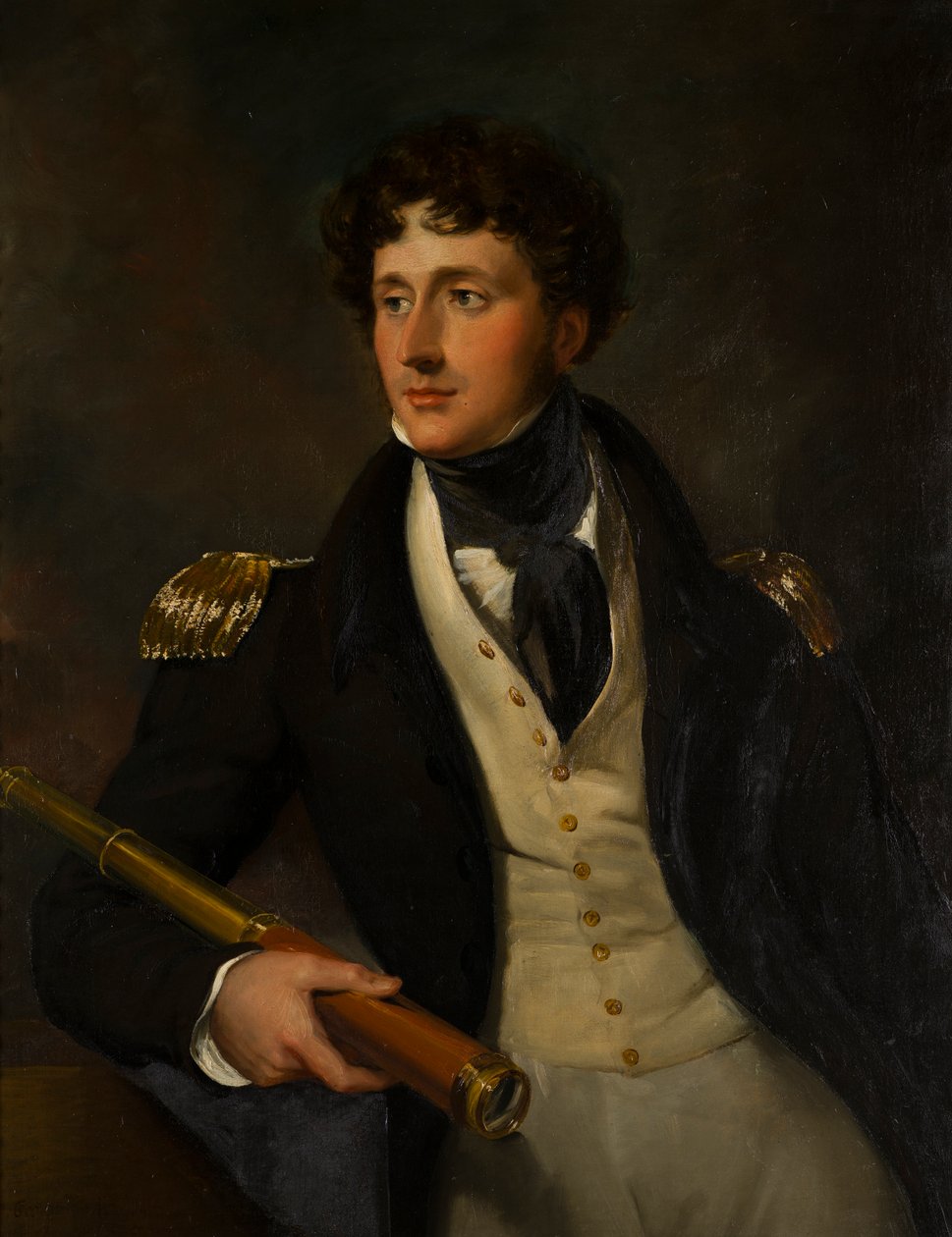 Portret kapitana Hon. Charles Bridgeman (1791-1860), ok.1810-50 (olej na płótnie) autorstwa George Hayter