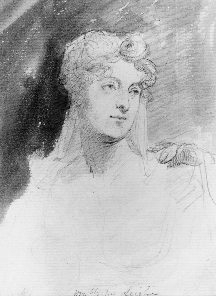 Portret Hon. Augusta Leigh autorstwa George Hayter