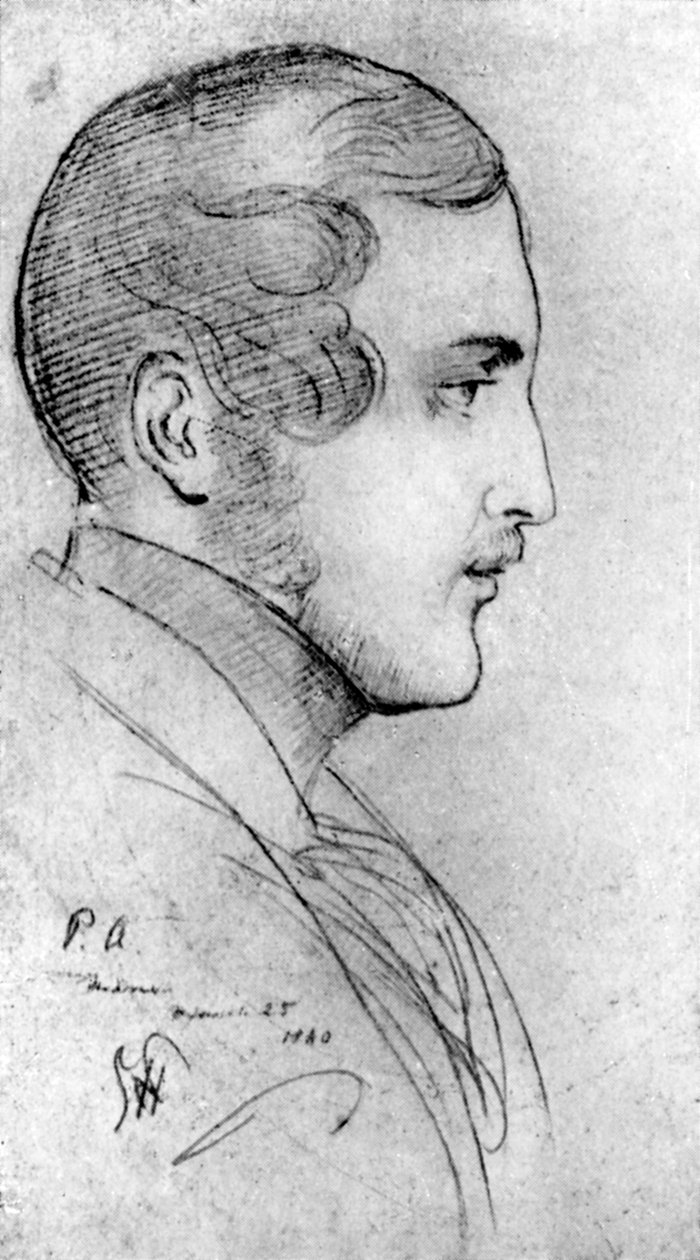 Prince Consort Albert, mąż i małżonka królowej Wiktorii, 1901. autorstwa George Hayter