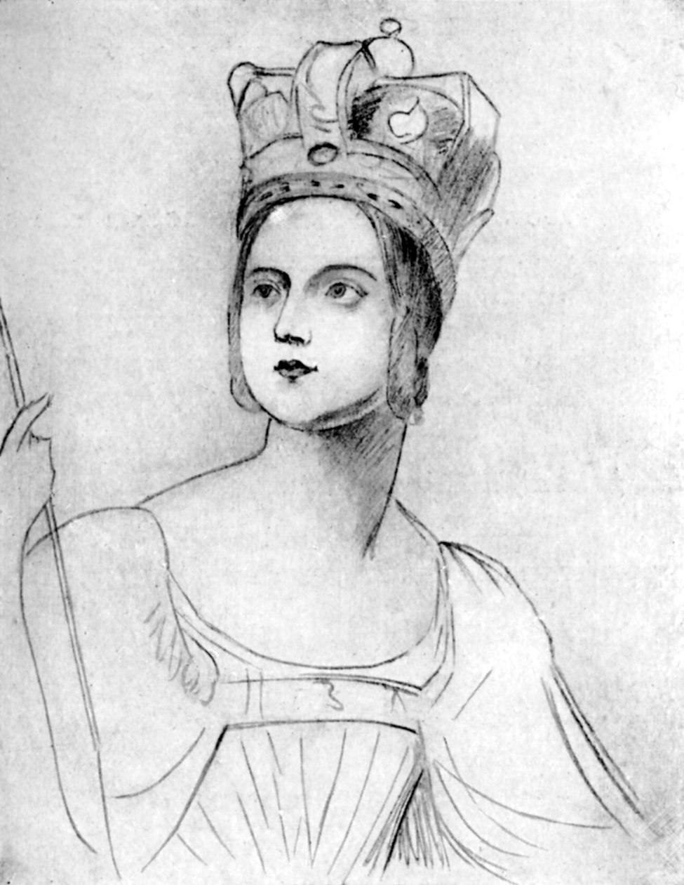 Królowa Wiktoria w szatach koronacyjnych, 1837, 1901. autorstwa George Hayter