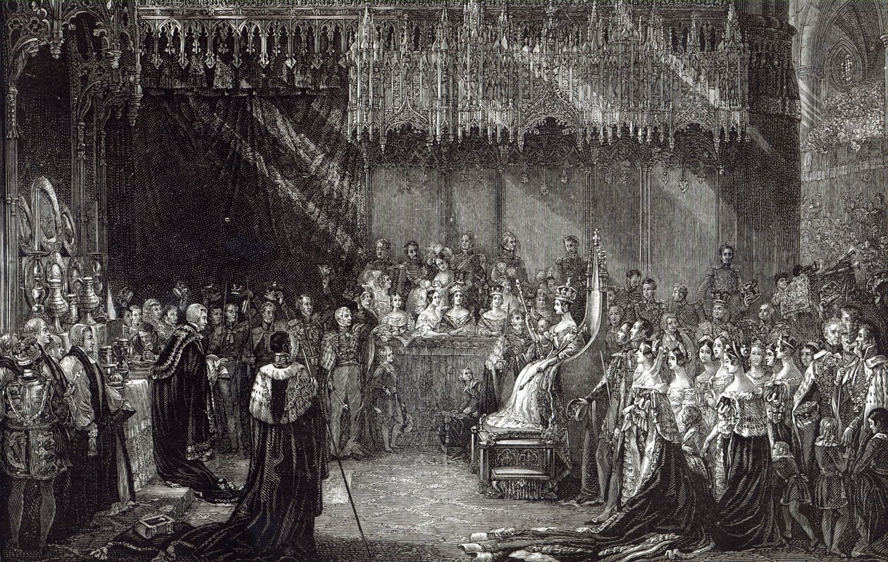 Koronacja Królowej autorstwa George Hayter
