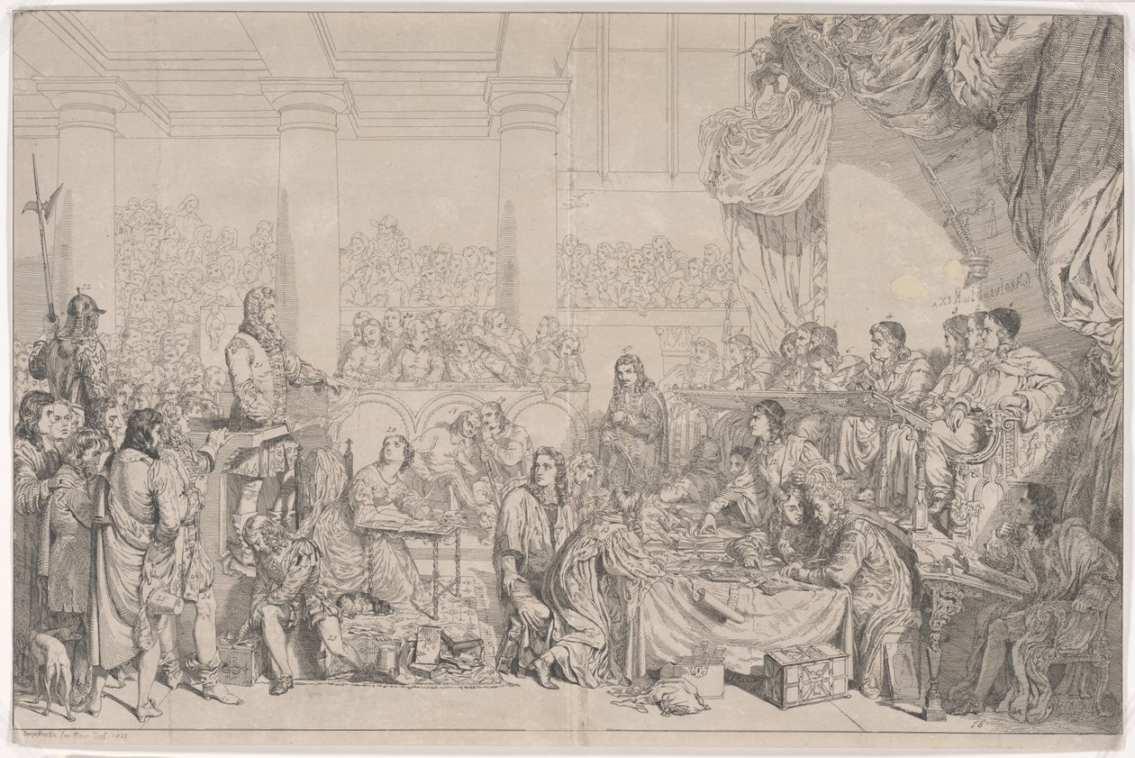 Proces Williama Lorda Russella autorstwa George Hayter