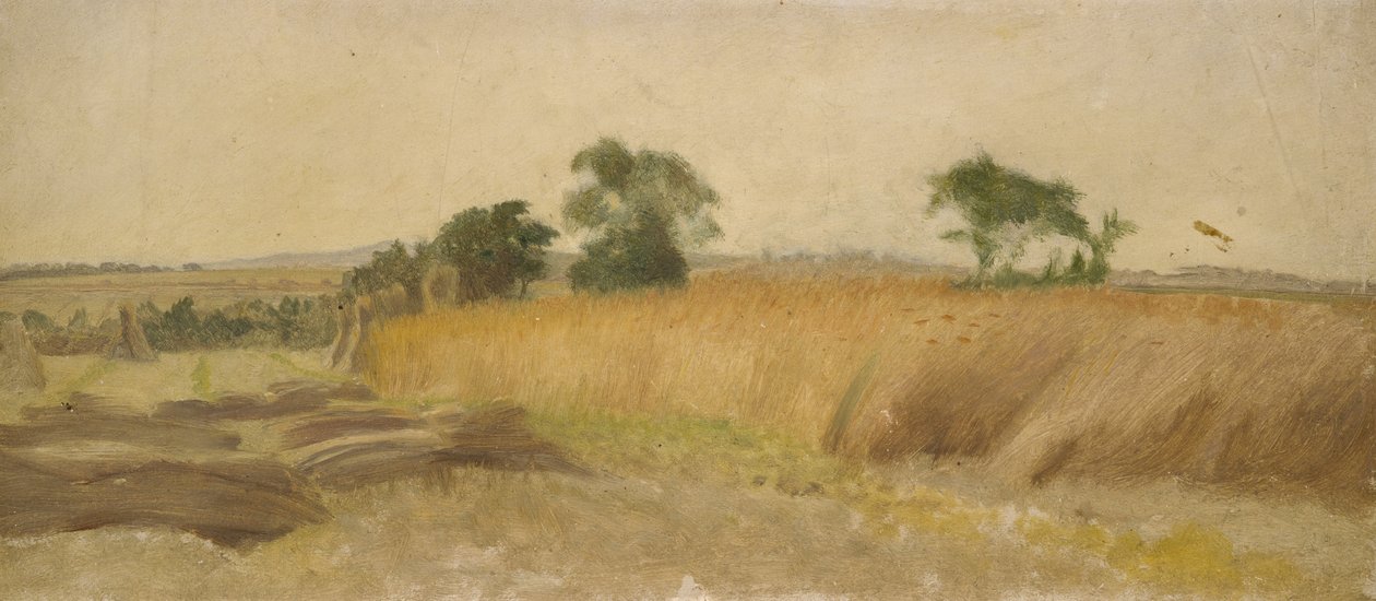 Badanie pola kukurydzy autorstwa George Hemming Mason