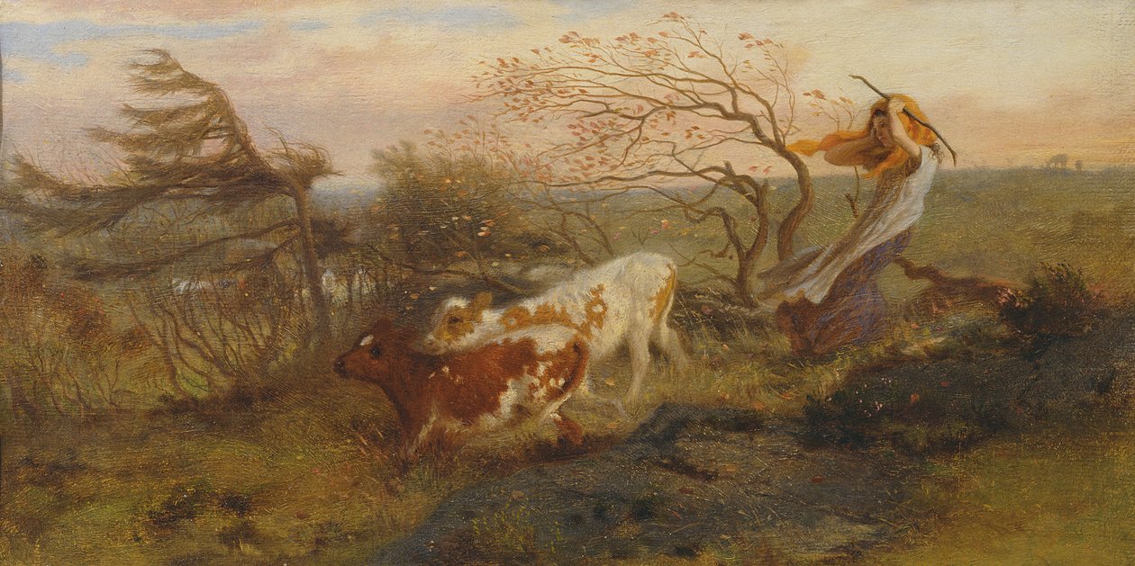„Wiatr na świecie”, 1862 autorstwa George Hemming Mason