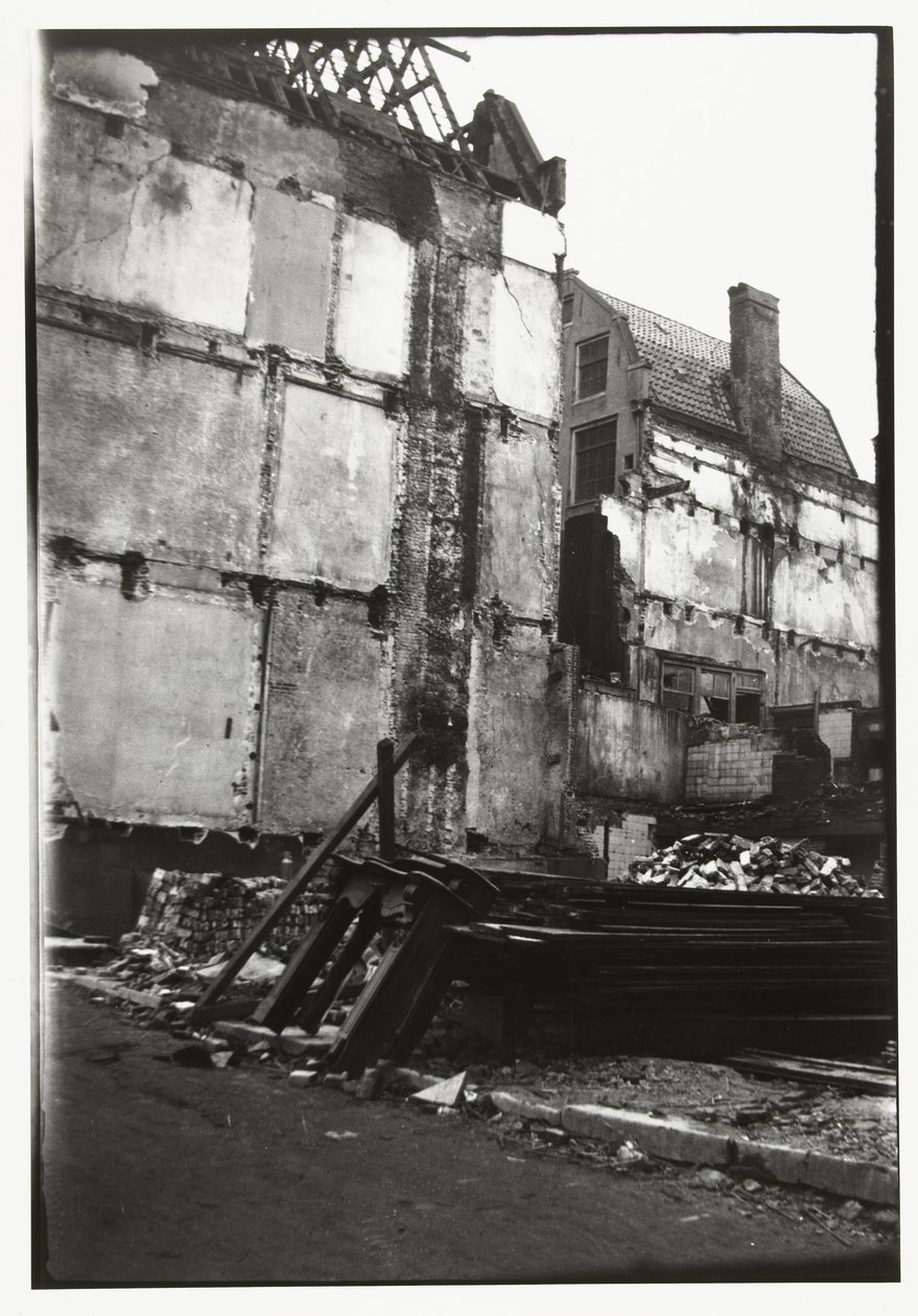 Rozbiórka na ulicy w Amsterdamie autorstwa George Hendrik Breitner