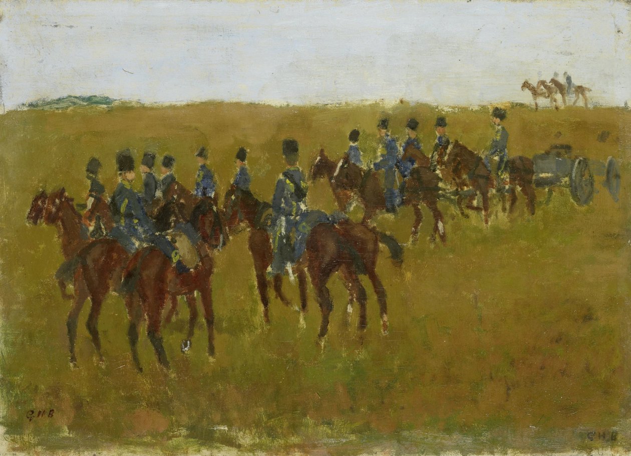 Artyleria na manewrze autorstwa George Hendrik Breitner