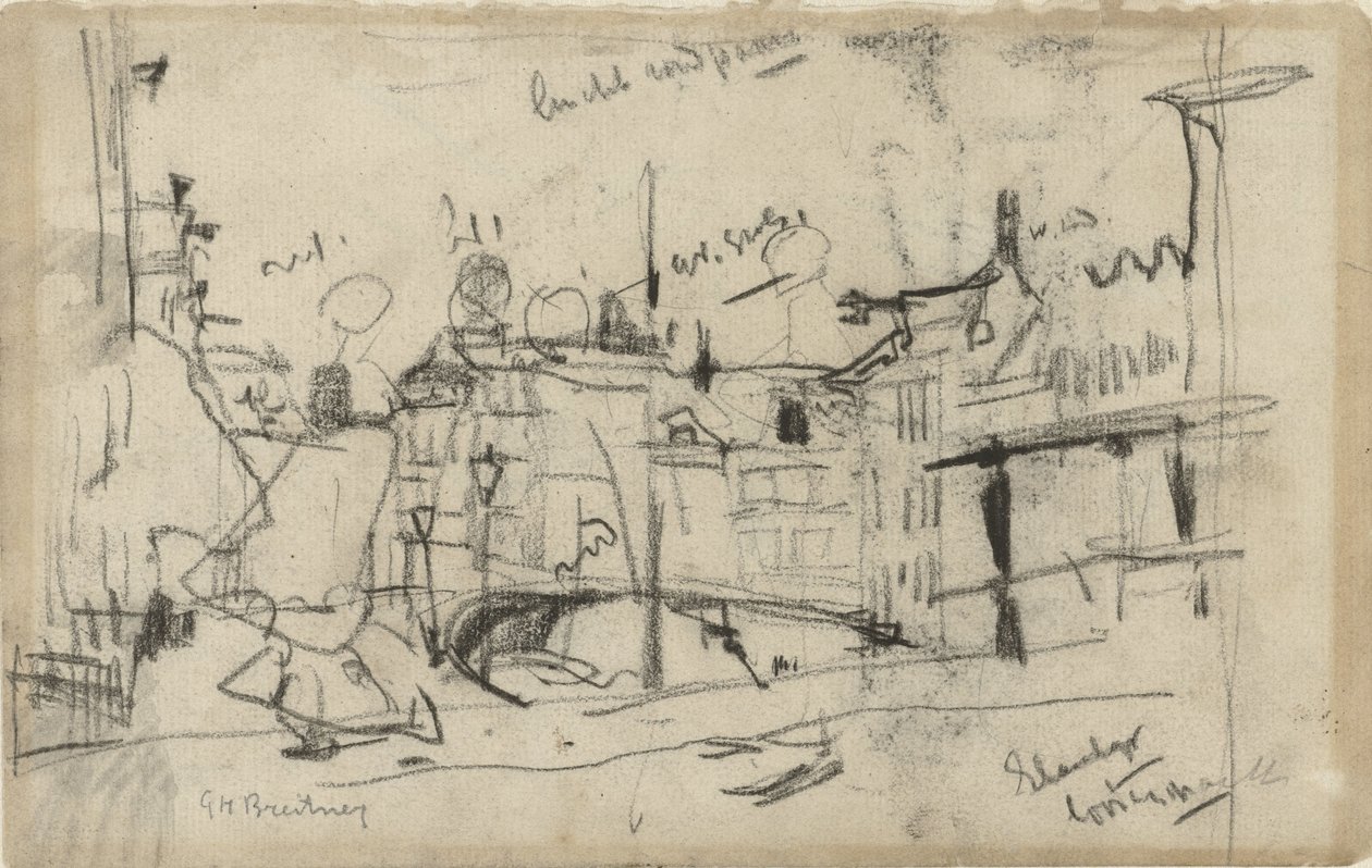 Użyj na Elandsgracht autorstwa George Hendrik Breitner