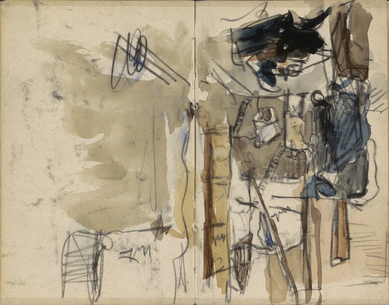 Widok na Kalverstraat w Amsterdamie w pobliżu domu towarowego Gerzon autorstwa George Hendrik Breitner