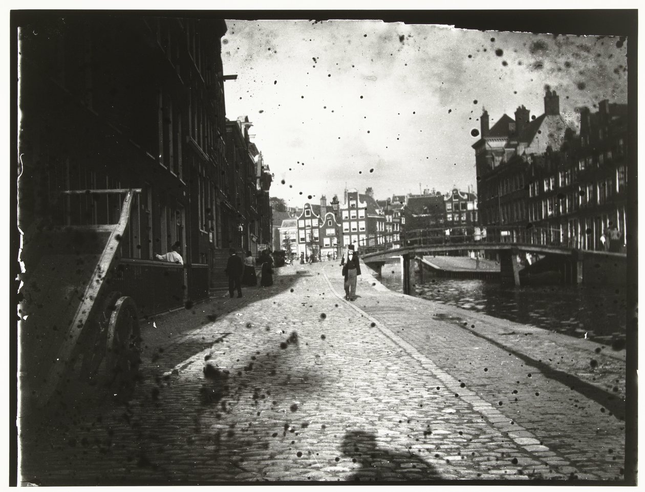 Widok na Looiersgracht w Amsterdamie autorstwa George Hendrik Breitner