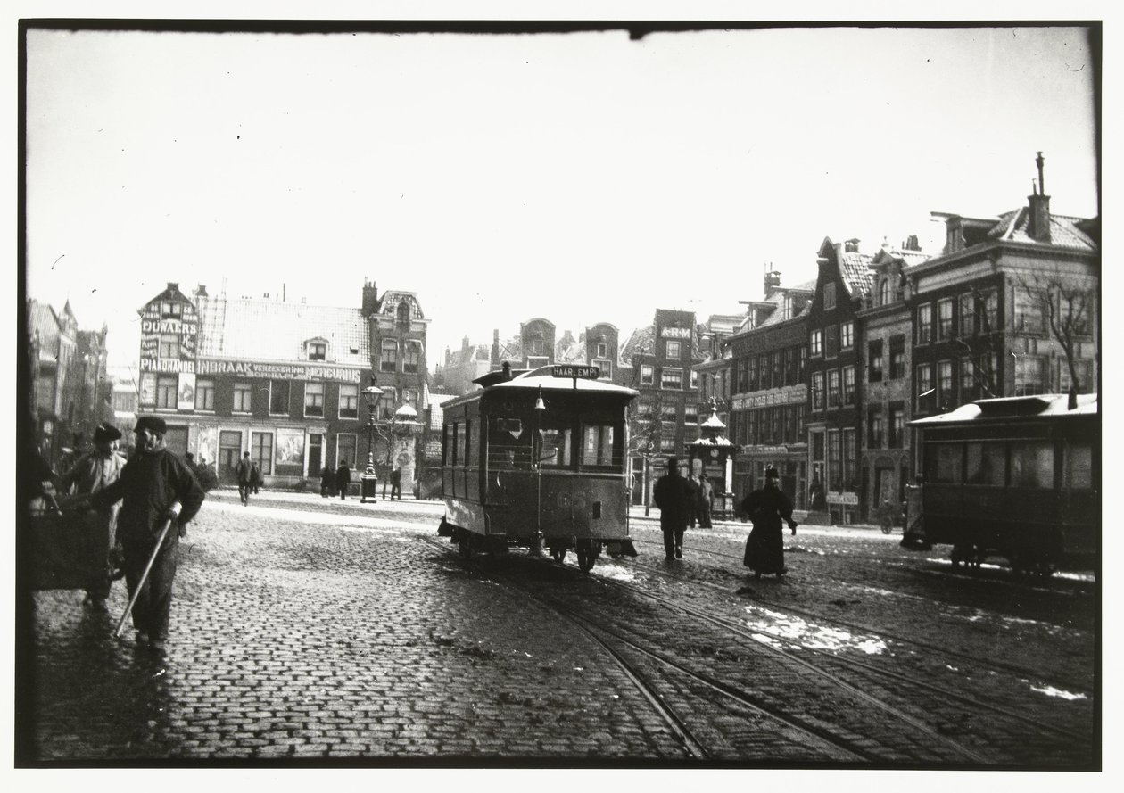 Widok na Leidseplein w Amsterdamie autorstwa George Hendrik Breitner