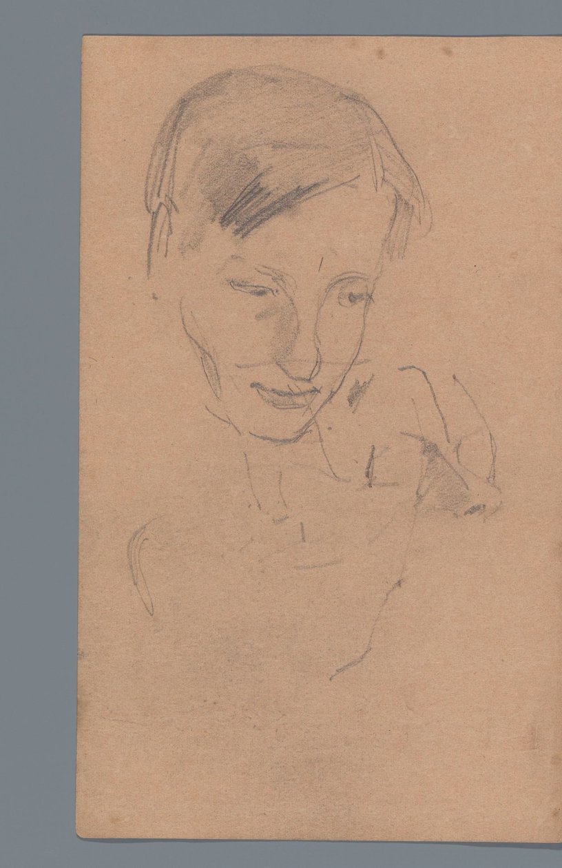 Kopf eines jungen Mannes autorstwa George Hendrik Breitner