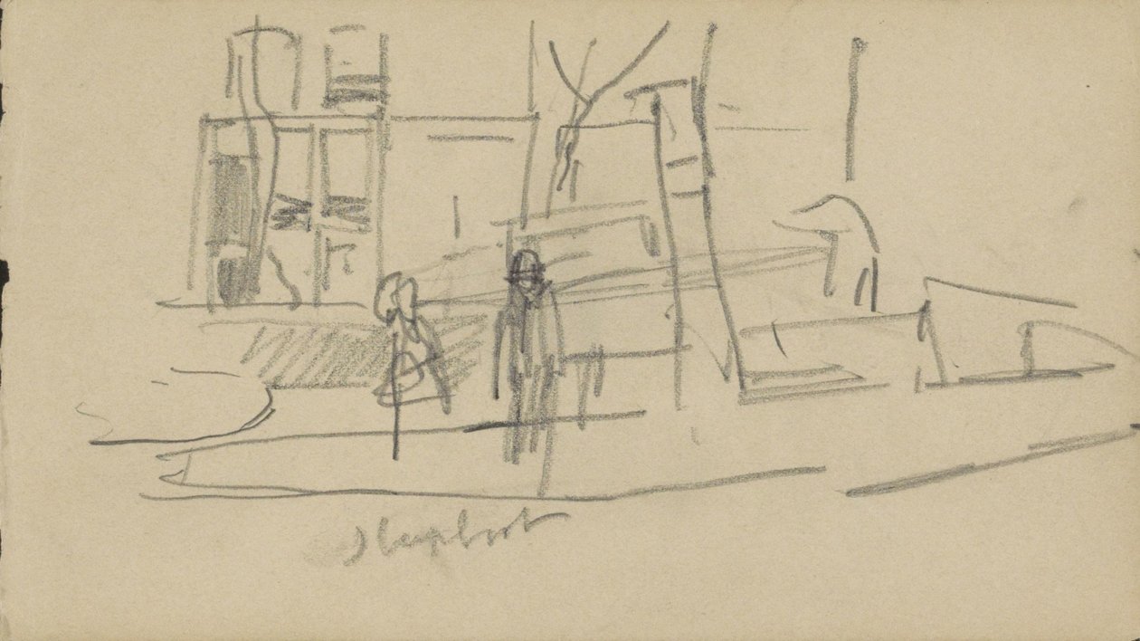 Holownik w kanale autorstwa George Hendrik Breitner