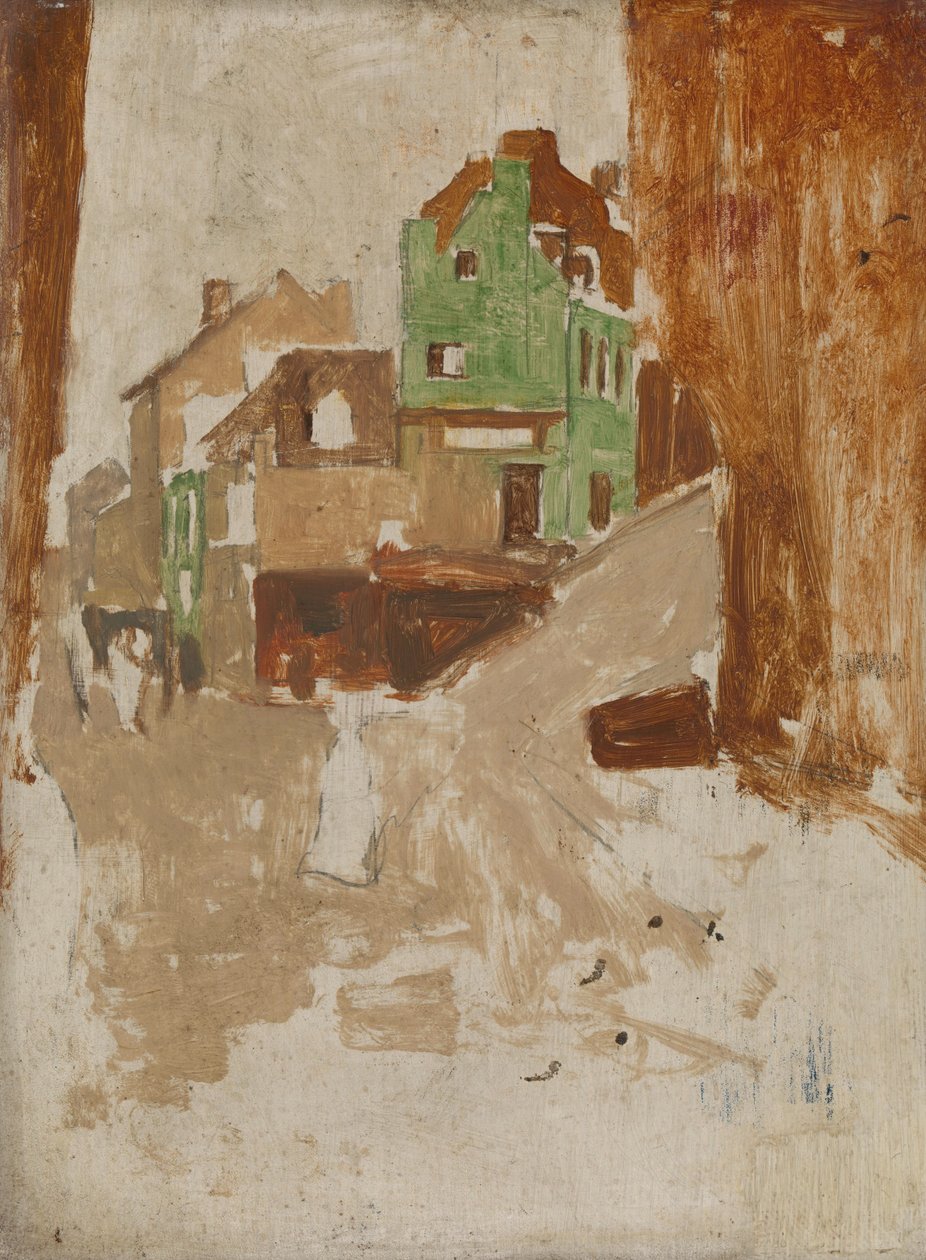 Ulica w Montmartre, Paryż autorstwa George Hendrik Breitner