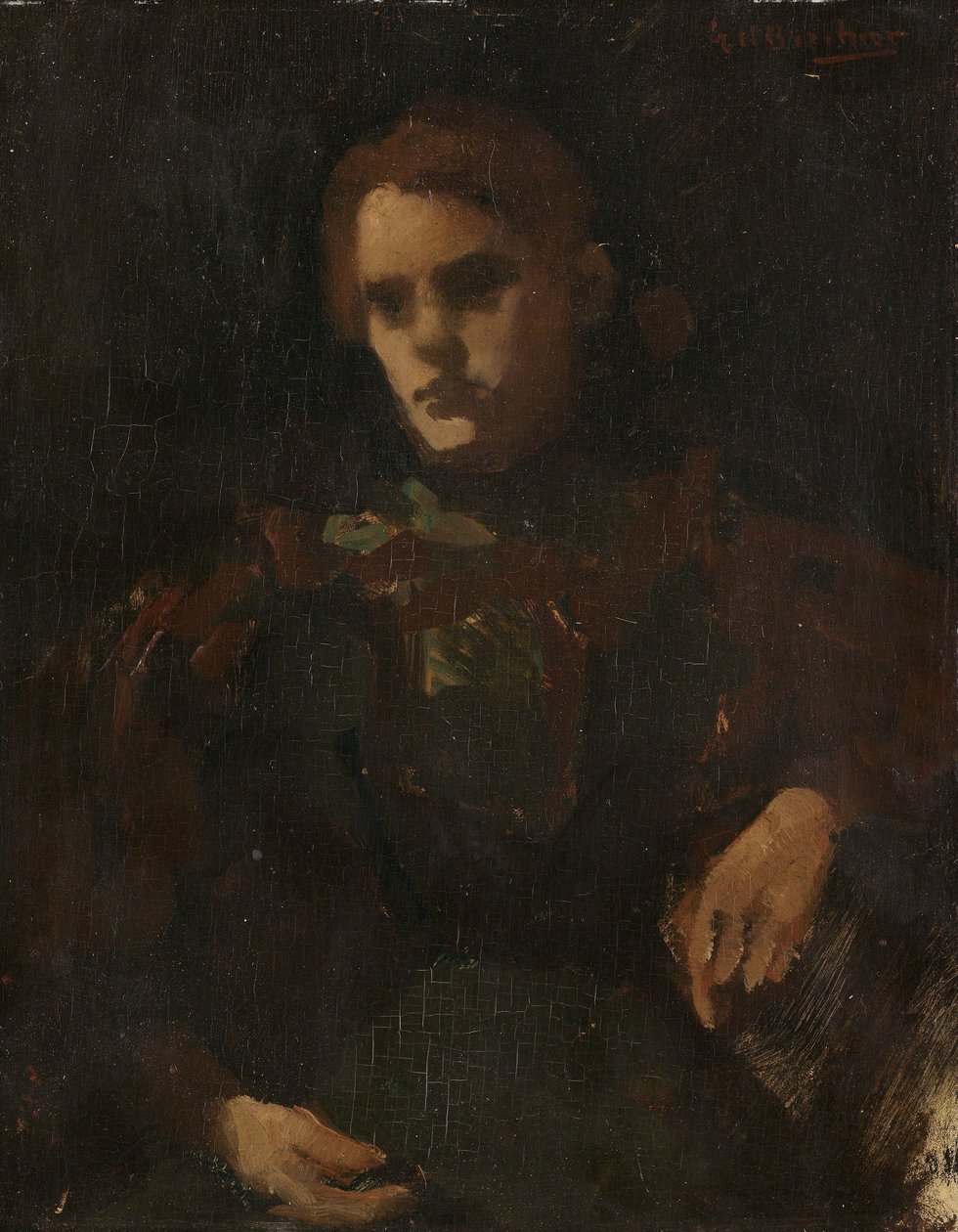 Studium według modelu (Geesje Kwak?) autorstwa George Hendrik Breitner
