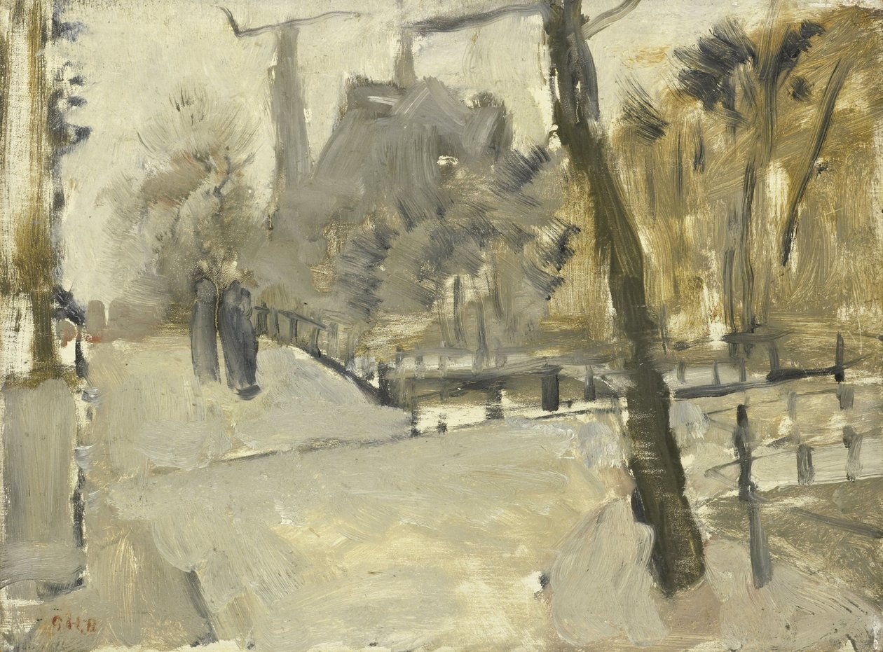 Leidsegracht, Amsterdam autorstwa George Hendrik Breitner