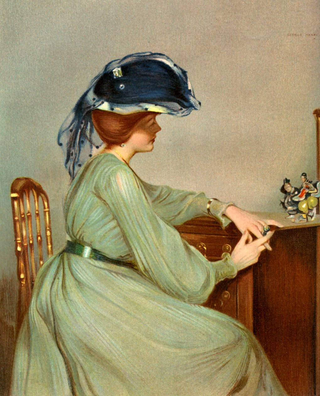 Niebieski welon, 1904. autorstwa George Henry