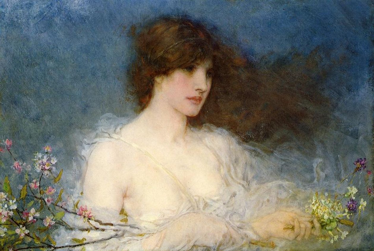 Wiosenna sielanka autorstwa George Henry Boughton