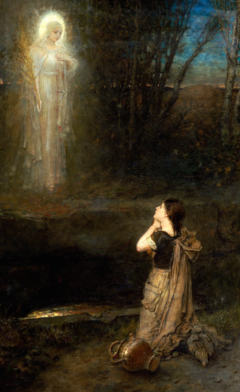 Wizja w Studni Męczenników autorstwa George Henry Boughton