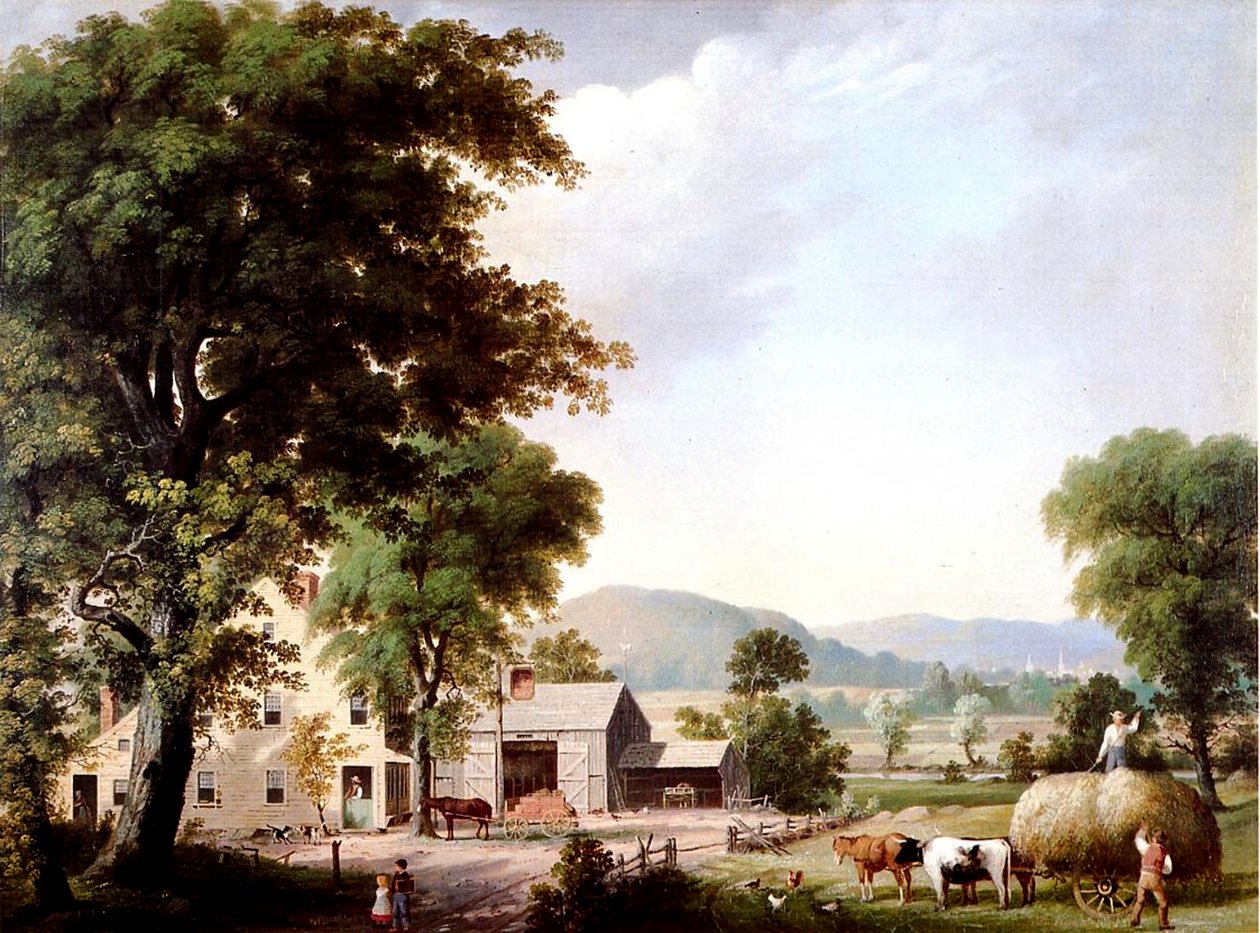 Siano w Jones Inn, 1854 autorstwa George Henry Durrie