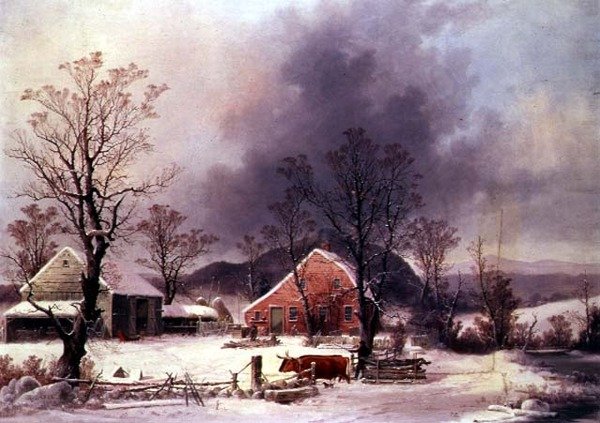 Powrót na farmę autorstwa George Henry Durrie