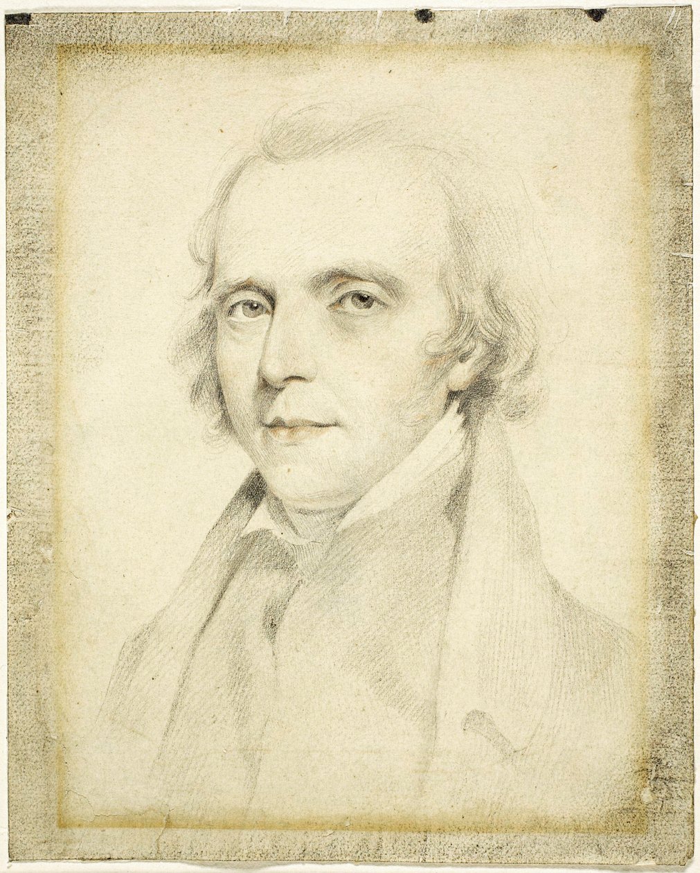 Portret Johna Flaxmana, R.A. autorstwa George Henry Harlow