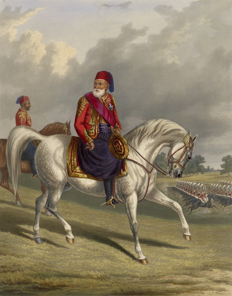 Ibrahim Pasza z Egiptu 1789-1848, 1846 autorstwa George Henry Laporte