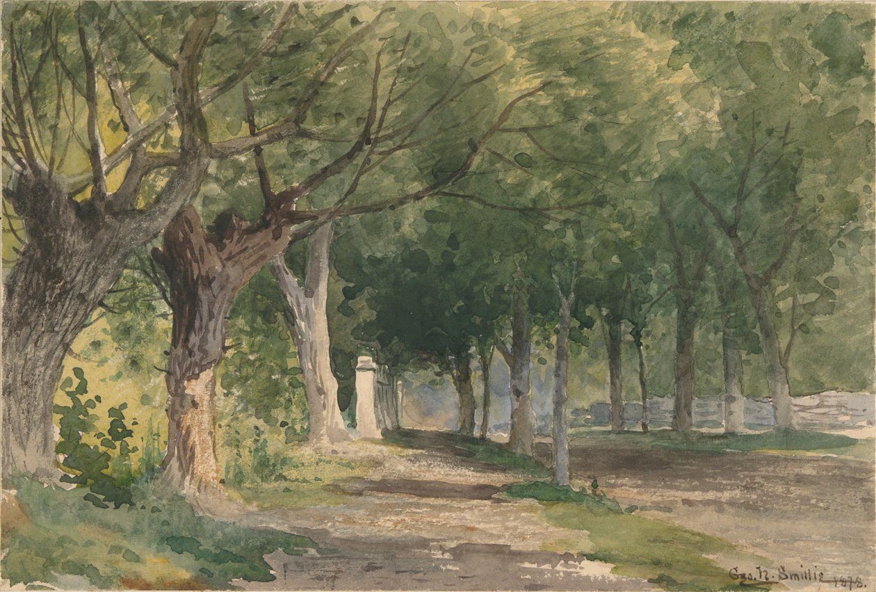 Aleja Drzew autorstwa George Henry Smillie