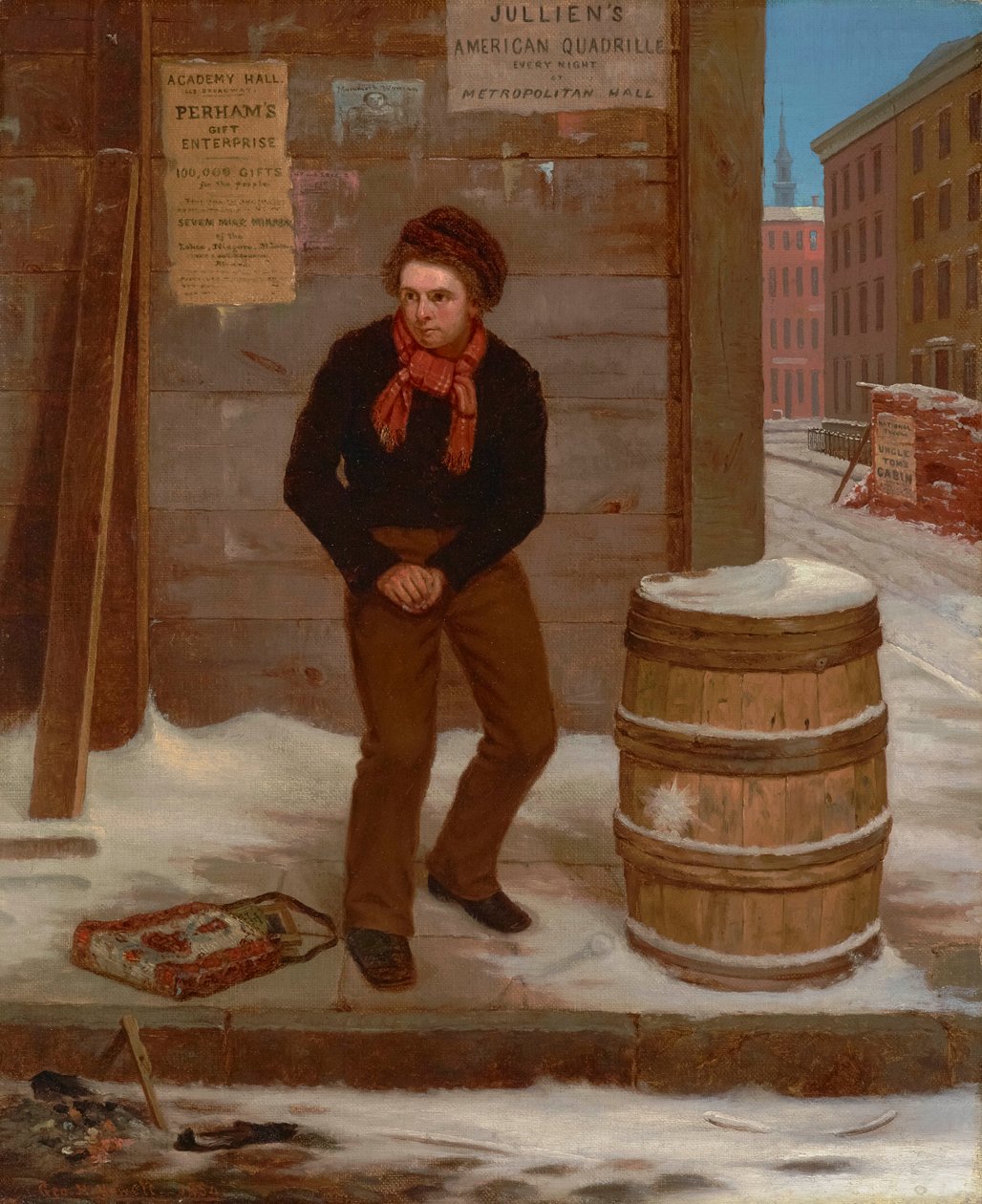 Samoobrona 1854 (olej na płótnie) autorstwa George Henry Yewell