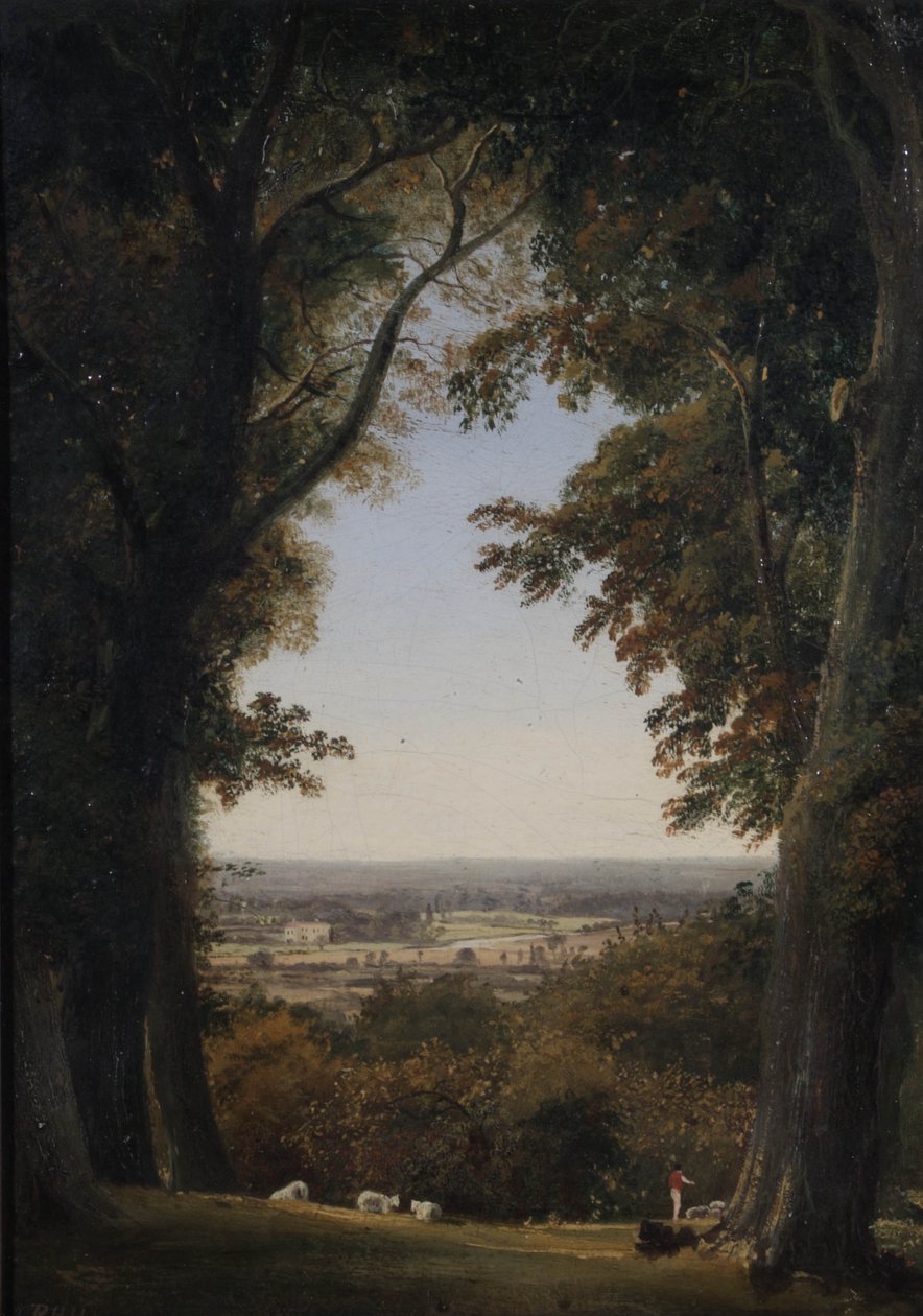 Odległy widok na Twickenham, Middlesex autorstwa George Hilditch
