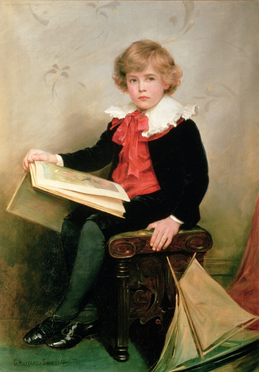 Portret Normana Stewarta Daviesa autorstwa George Hillyard Swinstead
