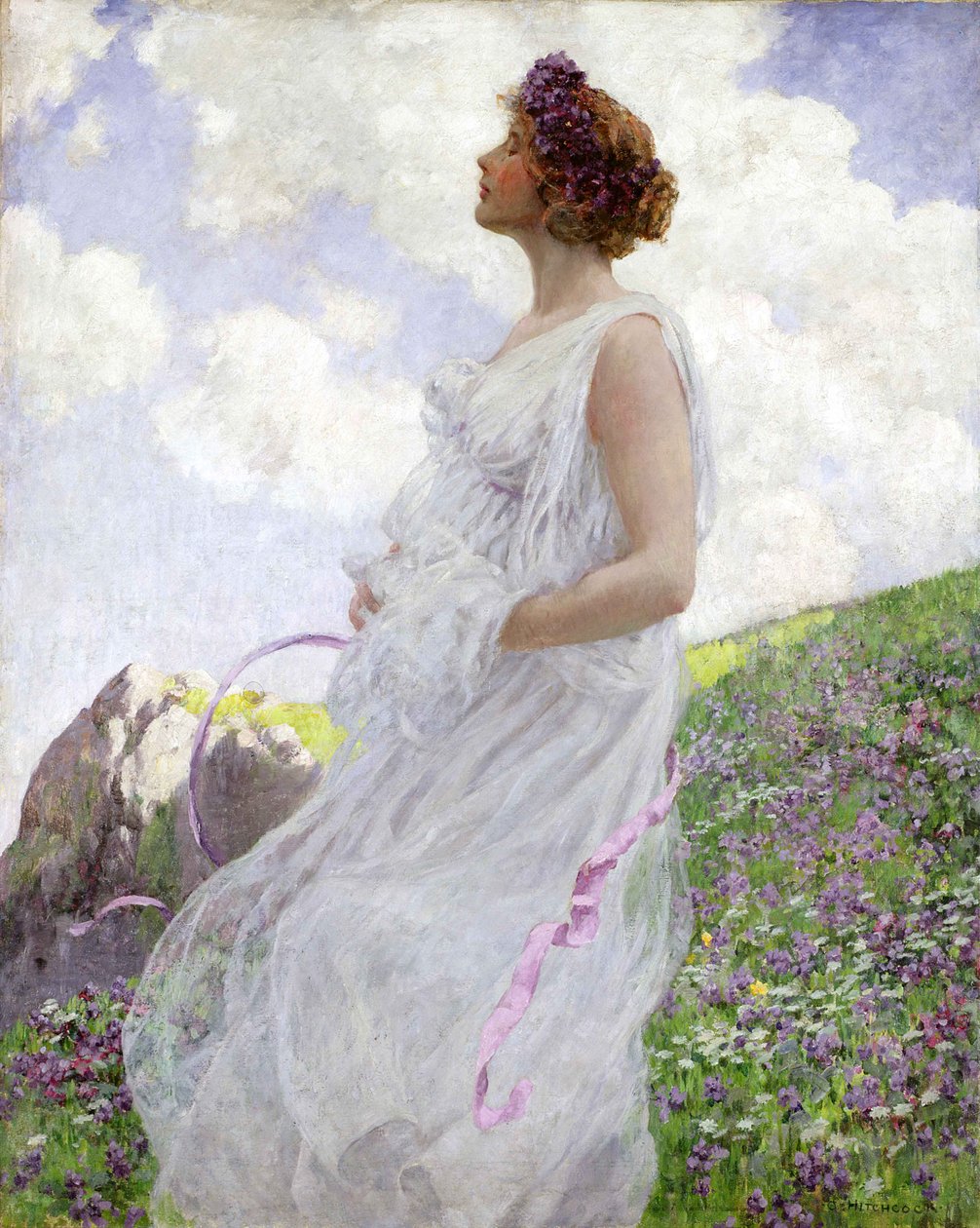Calypso, ok. 1906 (olej na płótnie) autorstwa George Hitchcock