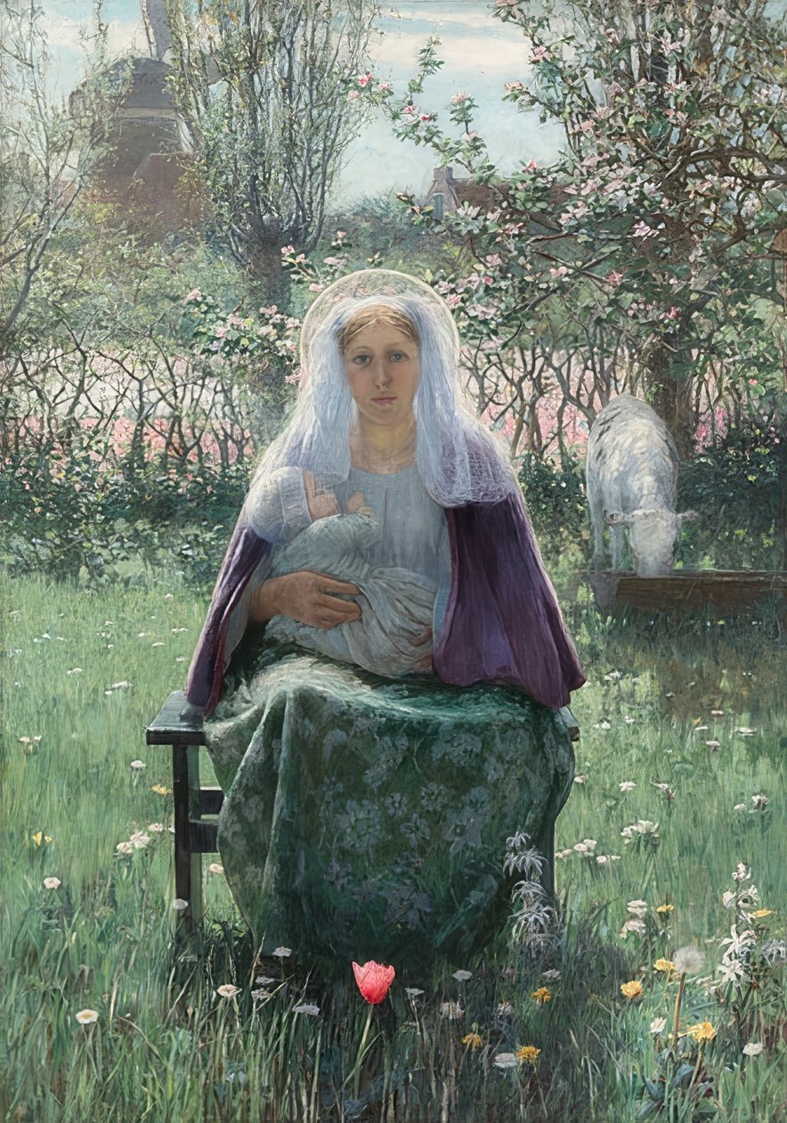 Matka Najświętsza. 1892 autorstwa George Hitchcock