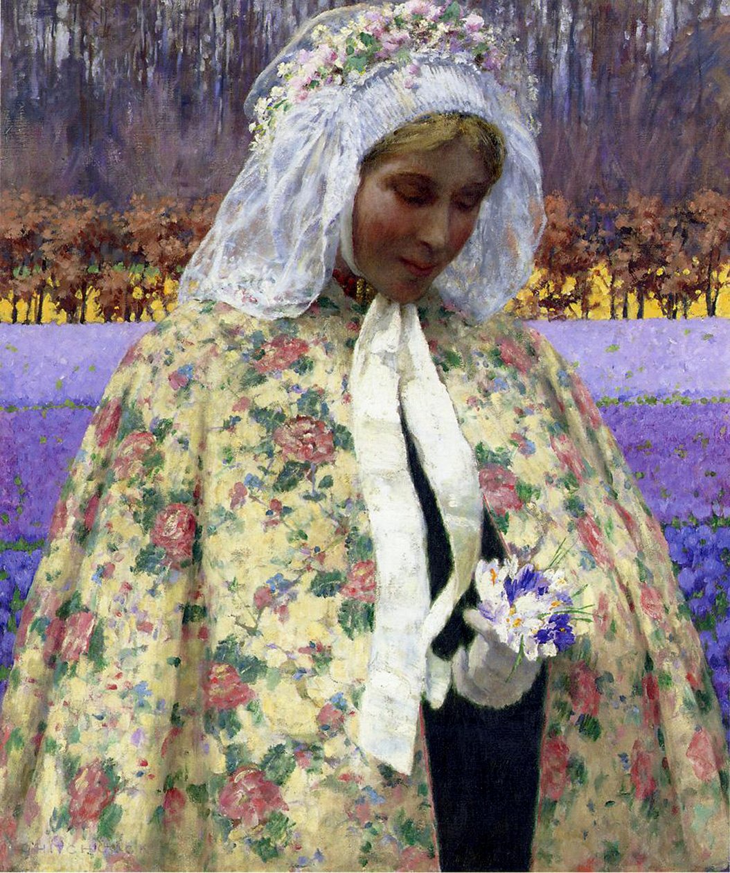 Wielkanoc, Panna Młoda w Brabancji, ok. 1904 autorstwa George Hitchcock