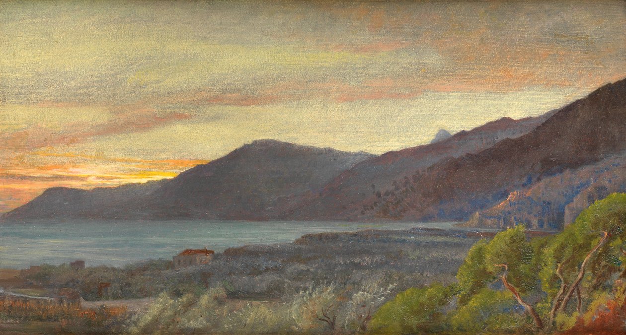 Widok z Bordighera, 1882 autorstwa George Howard