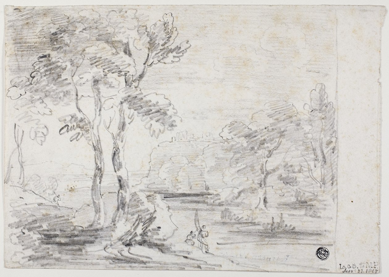 Krajobraz Arkadii, 1805 autorstwa George Howland Beaumont