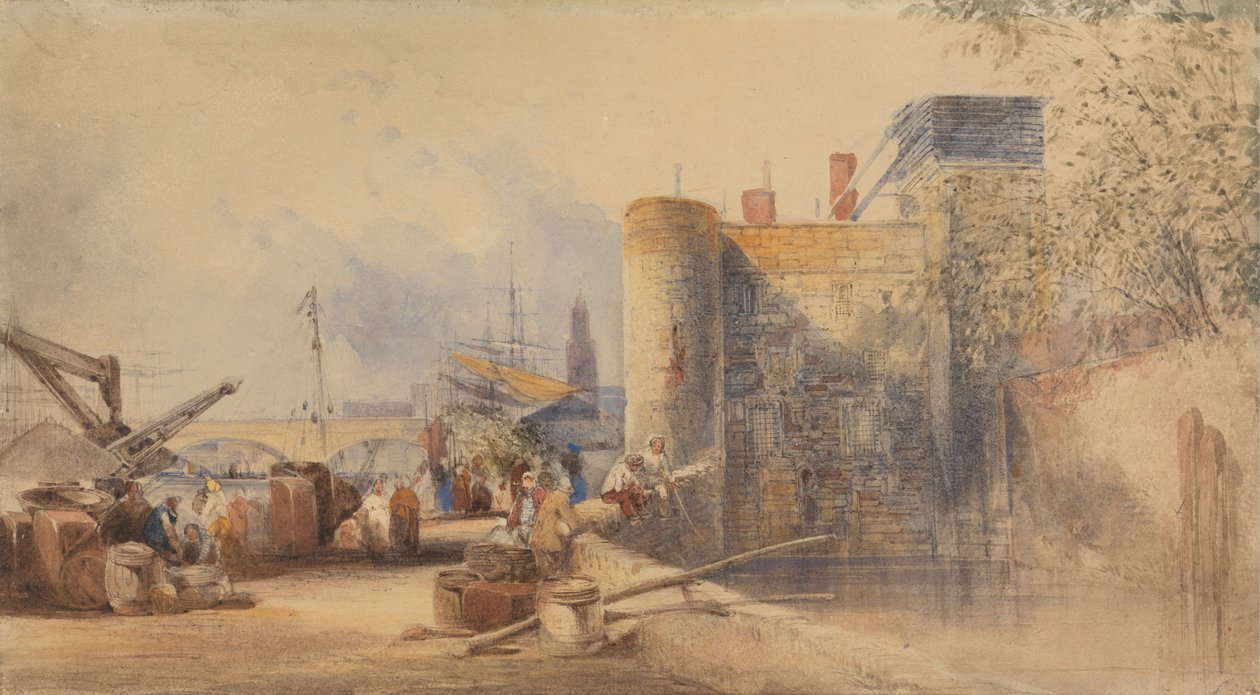 Fosso na Torre de Londrespolonês autorstwa George Howse