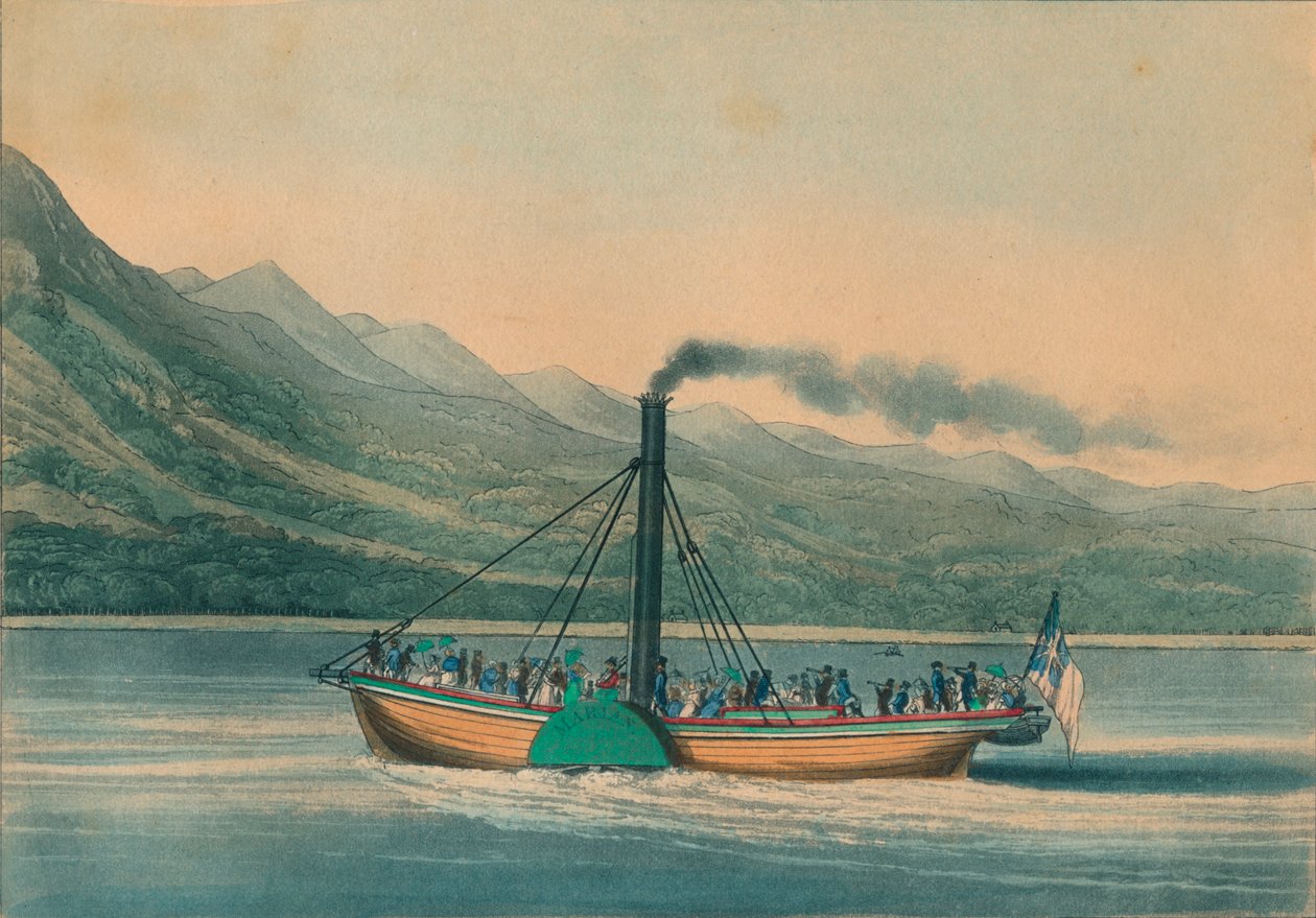 Podróż w górę Loch Lomond, 1825. autorstwa George Hunt