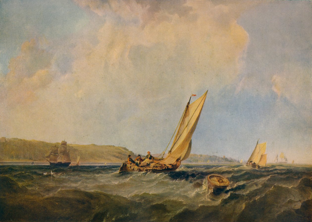 Dmuchanie krów, 1834 autorstwa George Hyde Chambers
