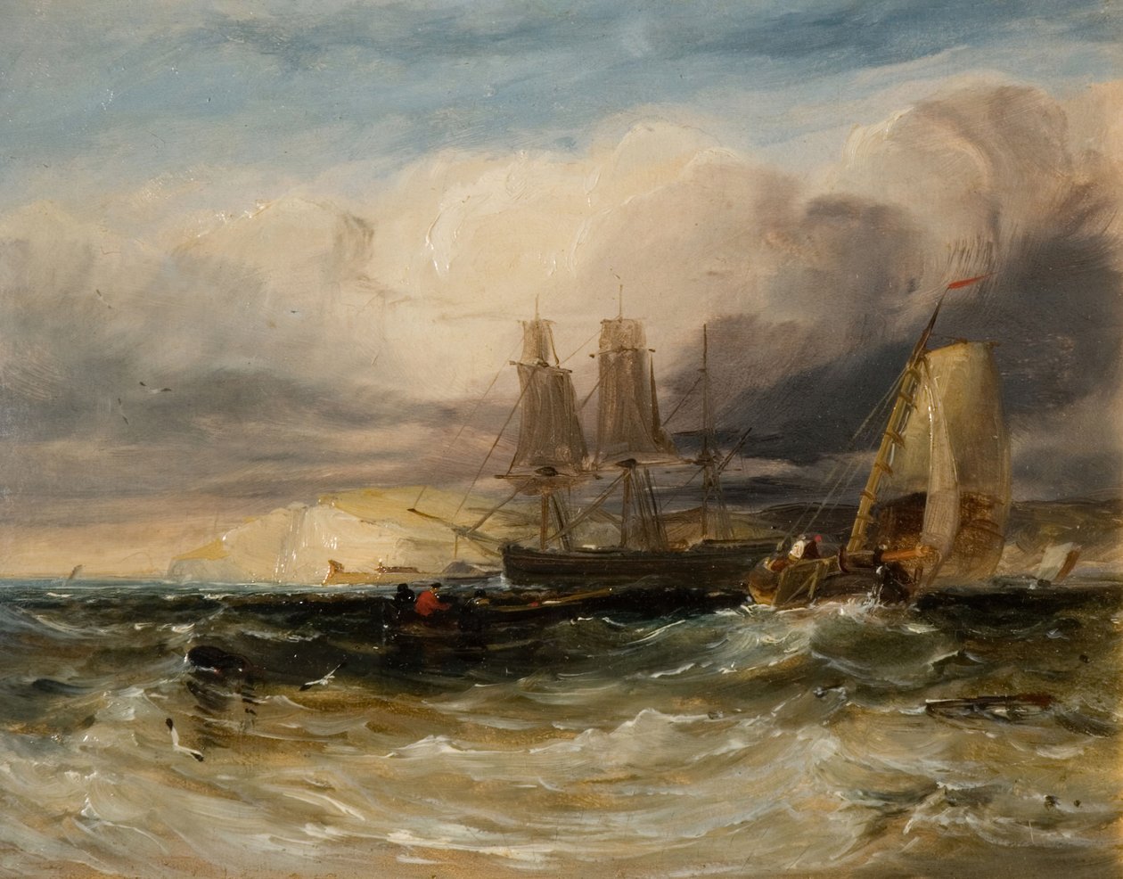 Nad Tamizą - Fort Tilbury, 1840. autorstwa George Hyde Chambers