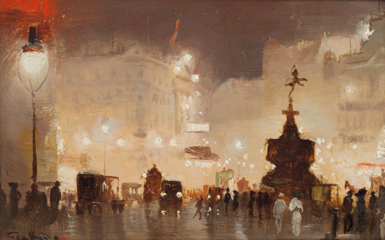 Piccadilly Circus autorstwa George Hyde Pownall